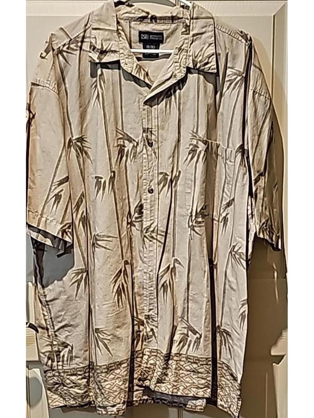 Faded glory short sleeve Hawaiian theme shirt size 2XL